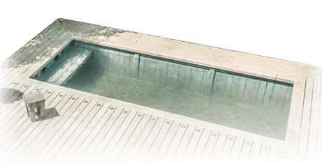 Piscine naturelle en bois immergé