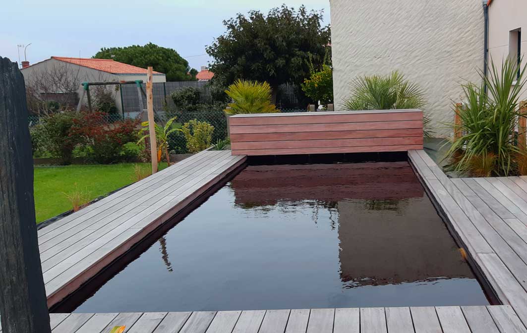 Piscine en bois