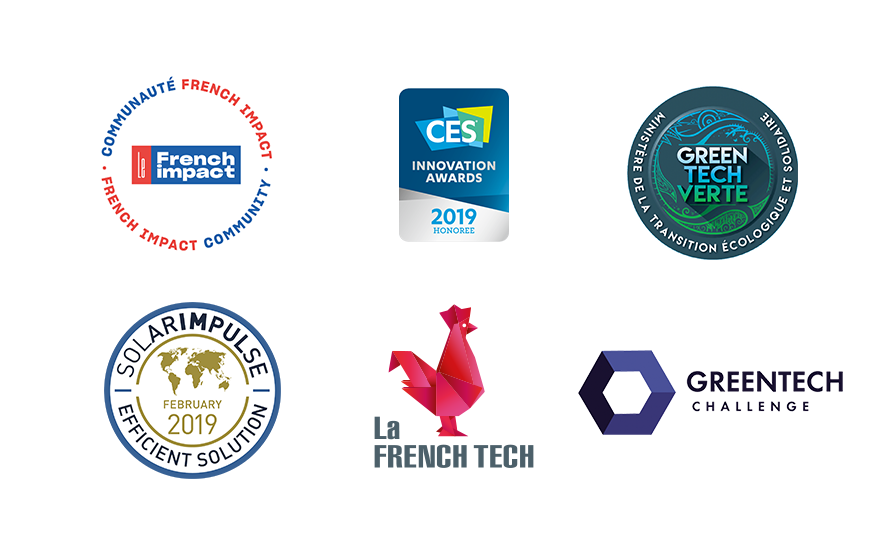 certifications biopooltech, CES, Frenchtech, Greentech