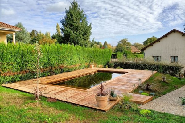 Piscine en bois
